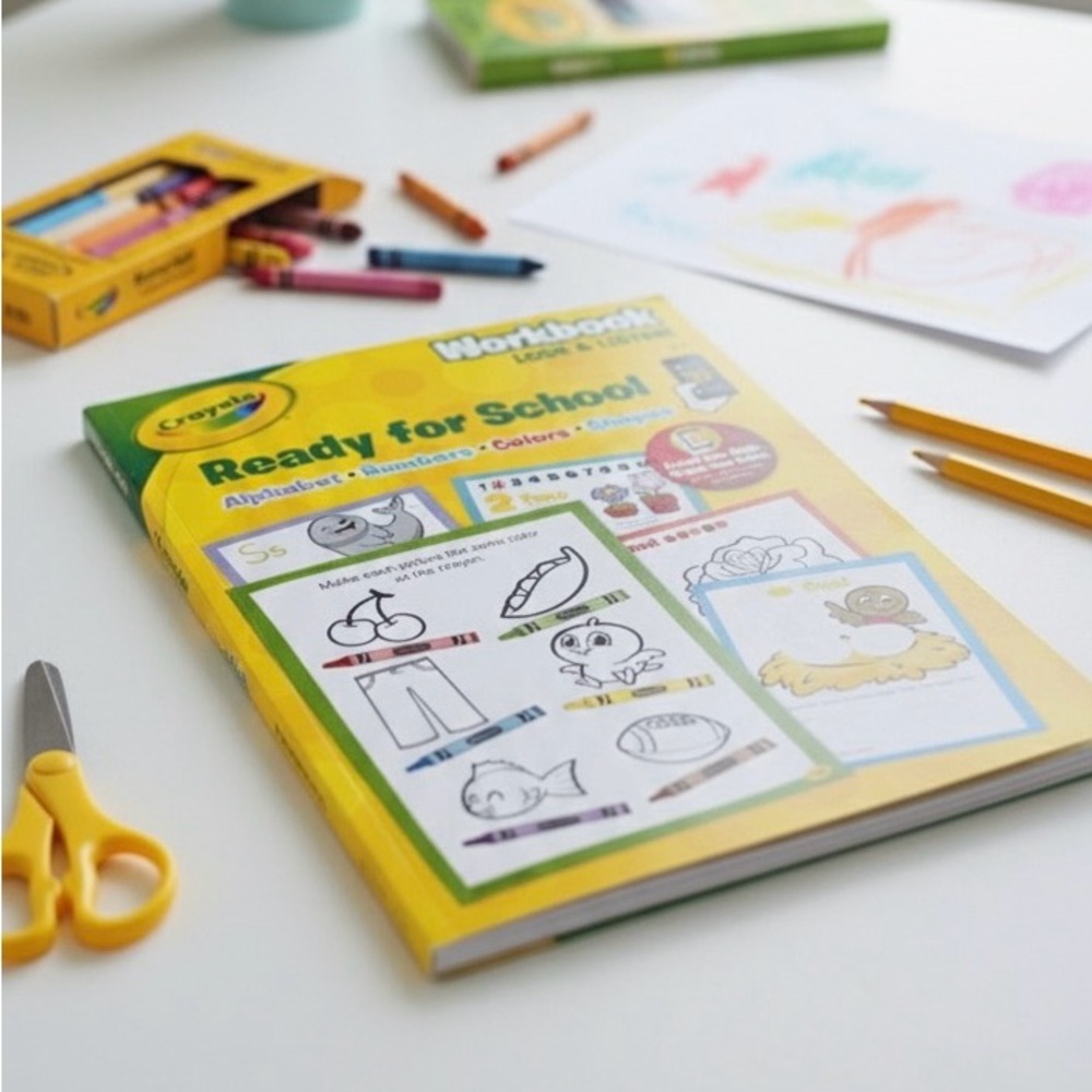 Crayola "Ready for School" Look & Listen Workbook